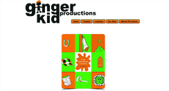 Desktop Screenshot of gingerkidproductions.com
